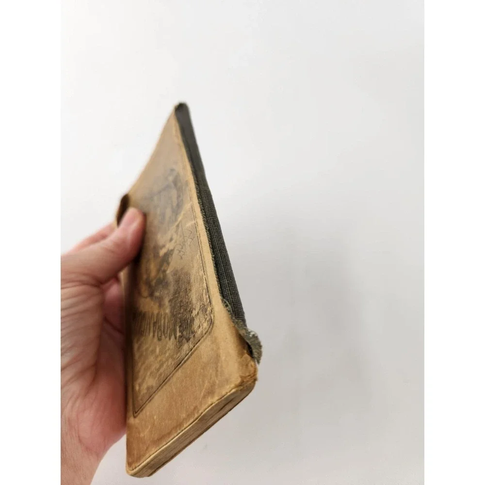 Antique Train memorandum Blank notebook Steam Engine Logbook Conductor Notes Vtg